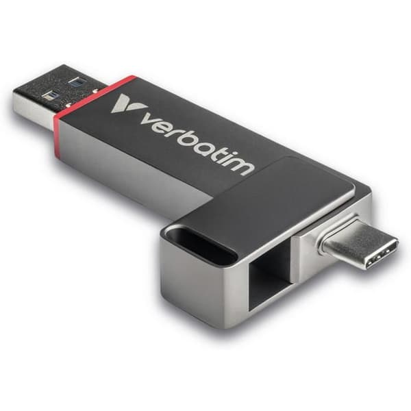 Clé USB - VERBATIM - Dual QUICKSTICK - 512 Go - USB-A/C - USB 3.2 Gen 1