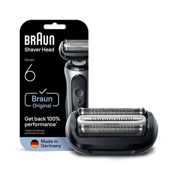 Braun 053211 Barberhoved Sort, Rustfrit stål
