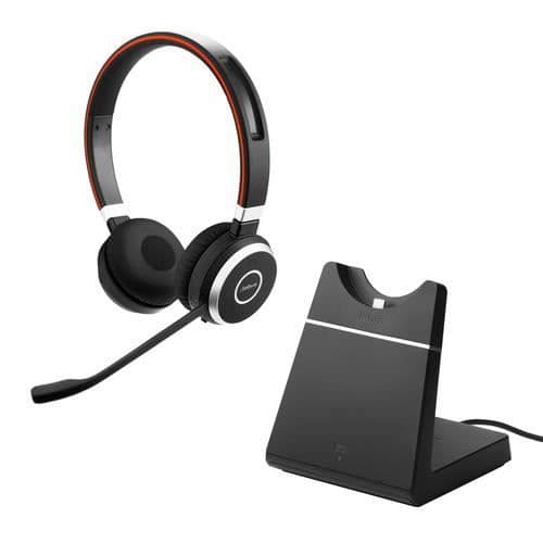 Hovedtelefoner - Jabra - Evolve2 65 - USB-C - Bluetooth - Støjreducerende - Stereo