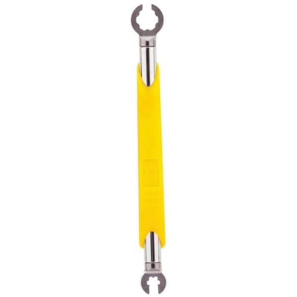 Nippelnøgle - SUPER B - TB-5518 - Gul/Sølv - One Size - Kompatibel med Mavic®