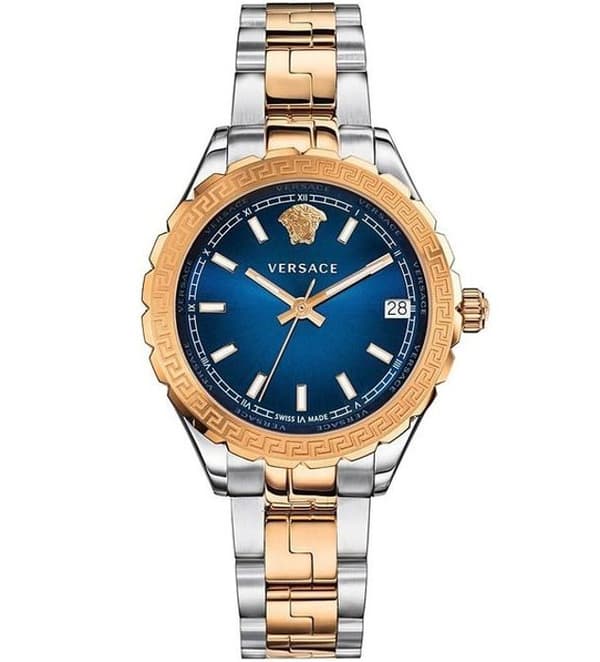 Dameur - Versace - V12060017 - Quartz - Stål - 35 mm