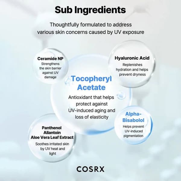 COSRX Airy-Light Unsynlig Solsticka SPF50+ PA++++ - 19 g