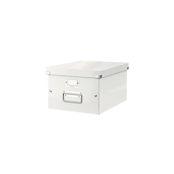 Opbevaringsboks - LEITZ - Click & Store - A4 - Hvid - Sammenfoldelig og holdbar