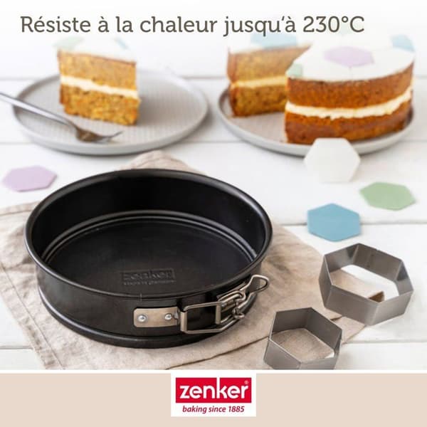 Moule à manqué - Zenker - Mini 16 cm - Rustfrit stål - Non-stick - Til små kager