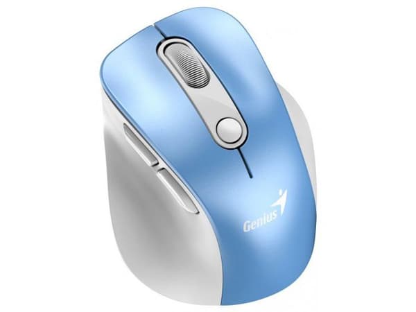 Trådløs Bluetooth genopladelig Mini Ergo 9000S Pro Mus Blå