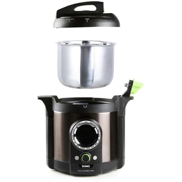 Multifunktionel marmite - DOMO - DO42708PP - 6L - 1005W - Rustfrit stål