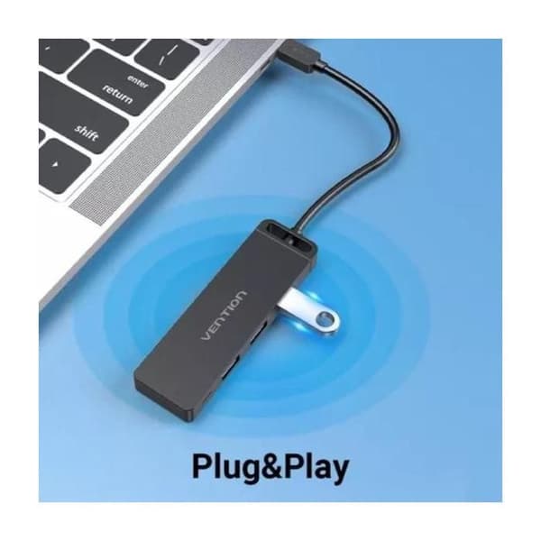 USB-hub - VENTION - TGTBB - 3xUSB 3.0 - 1x USB-C - 1x MicroUSB PD