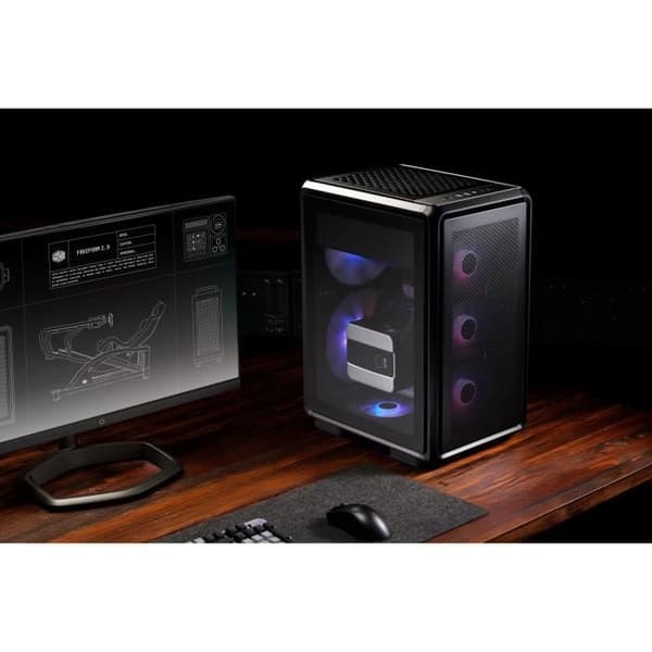 Speldatorlåda - COOLER MASTER - MF400M-KHNN-S00 - MasterFrame 400 Mesh Black - Micro-ATX och Mini-ITX