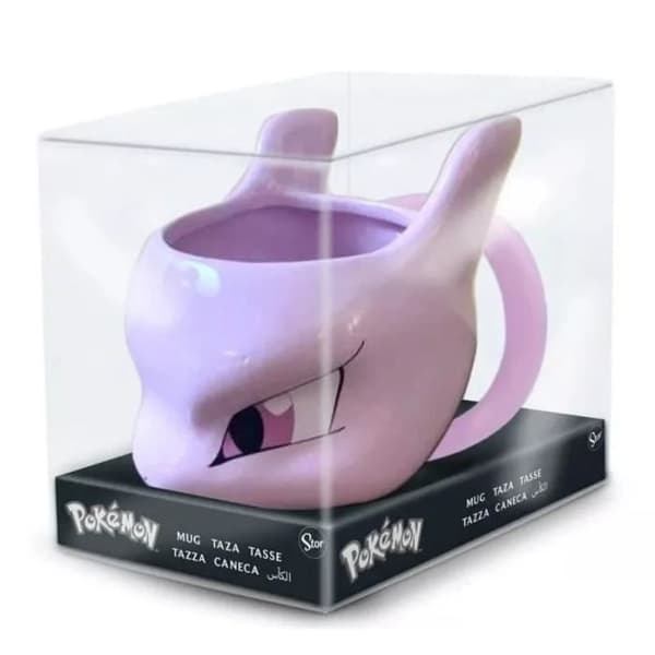 Mugg 3D - POKÉMON - Mewtwo - 443 mL - Porslin - Ej diskmaskinssäker