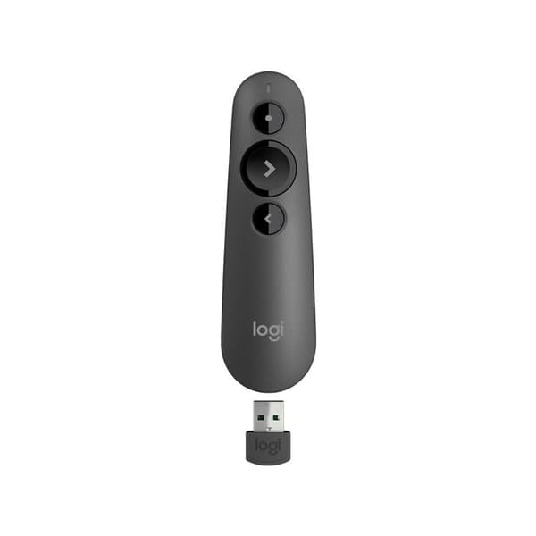 Presentationsfjärrkontroll - Logitech - R500 - Grafit - Trådlös - Laser