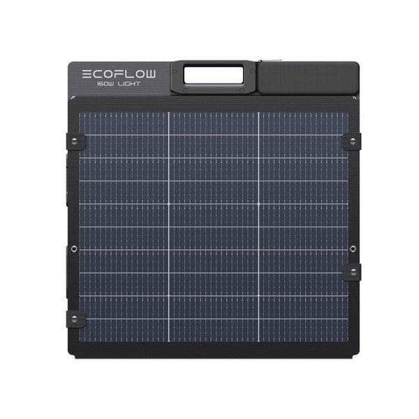 Bärbar solpanel - ECOFLOW - 160W - Lätt - Portabel