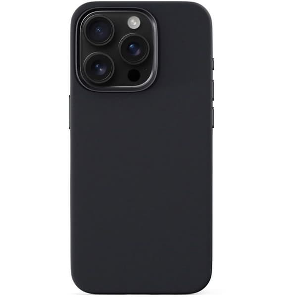 Coque - EPICO - Mag Silicone Pro - iPhone 16 Pro - Sort - Fleksibel - MagSafe
