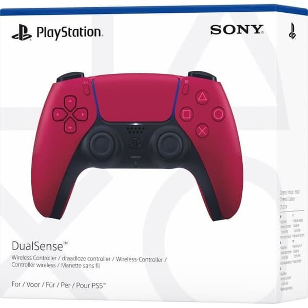 DualSense™ trådløs controller - Cosmic Red I PS5 og pc