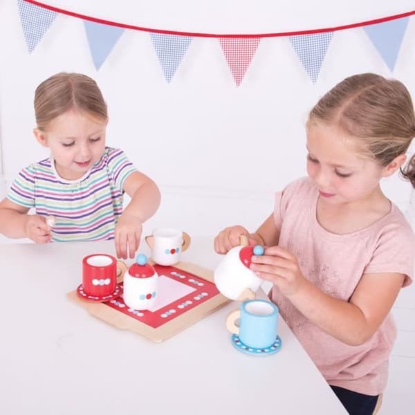 Te-sæt på en bakke