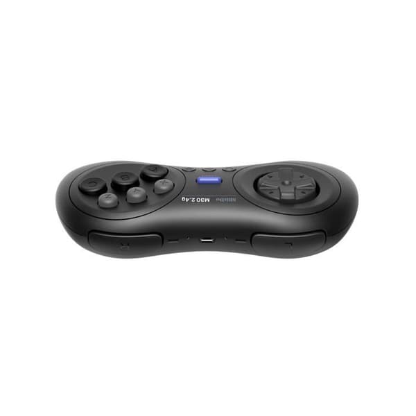 8bitdo M30 2.4G Sort controller kompatibel med Sega Genesis & Mega Drive