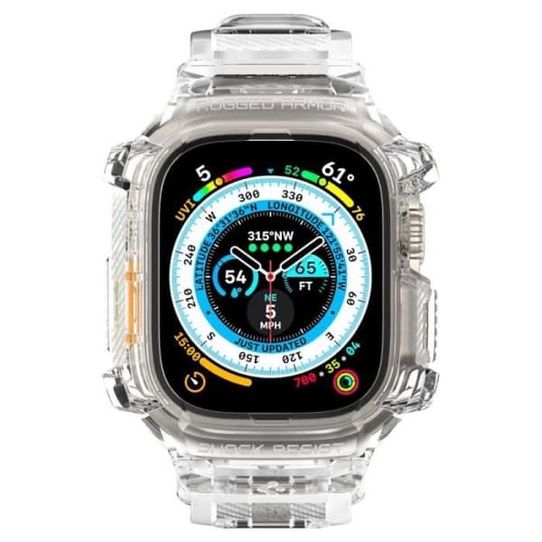 Coque - SPIGEN - Rugged Armor Pro - Transparent - Fleksibel - Beskyttelse mod ridser
