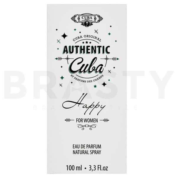 Cuba Authentic Happy eau de parfum för kvinnor 100 ml