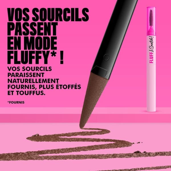 NYX Professional Makeup Fluff & Snatch Crayon Ögonbryn Precision Puder Effekt BRUNETTE