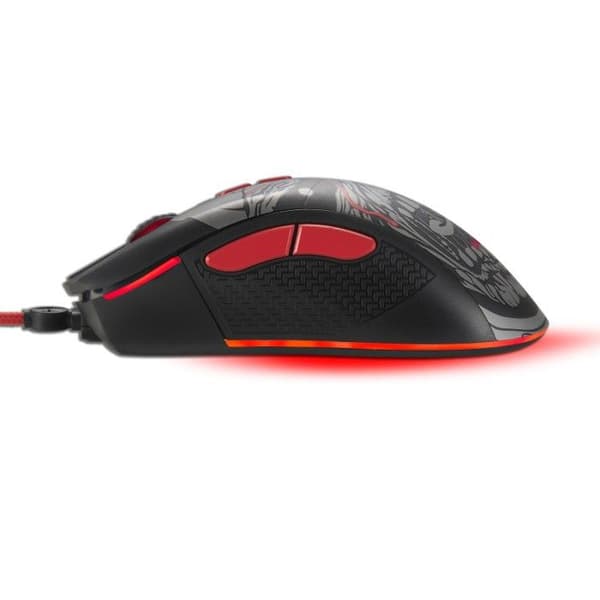 Spilmus - Subsonic - Iron Maiden - Kablet - Retro LED-belysning - Ergonomisk