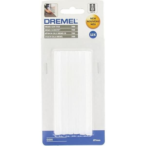 Sæt med 12 universelle limstænger DREMEL 7mm 165°C