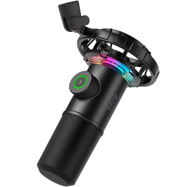 FIFINE K658 USB RGB Dynamisk Mikrofon - Svart