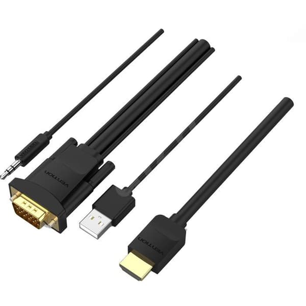 Vention HDMI til VGA-kabel med lydudgang