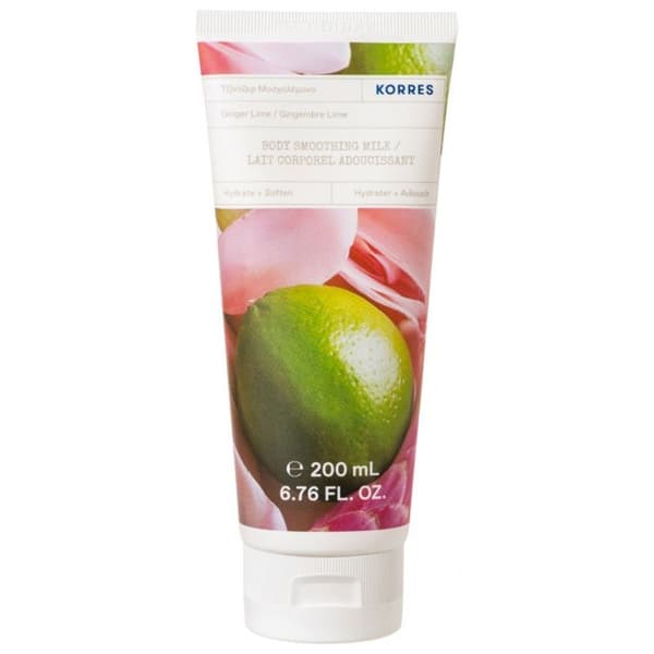 Korres Lait Corps Adoucissant Ingefær Lime 200 ml