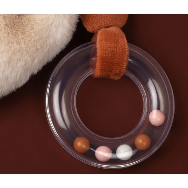 Doudou rangle Mina - 18 cm - DOUDOU ET COMPAGNIE - Beige