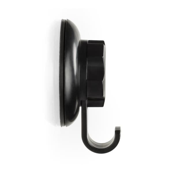 Sugekopper - COMPACTOR - Bestlock Black - Sæt af 4 - Naglefri montering - Genanvendelige