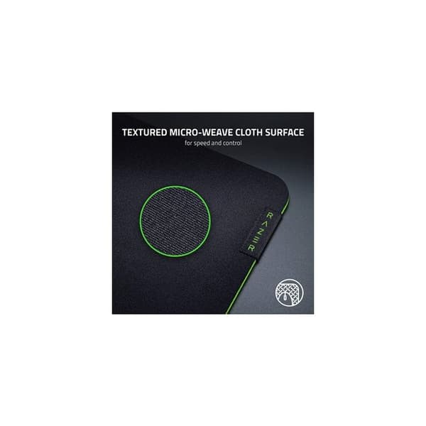 Musemåtte - RAZER - Gigantus V2 L - Sort - Mikrovævet stofoverflade - Præcis kontrol