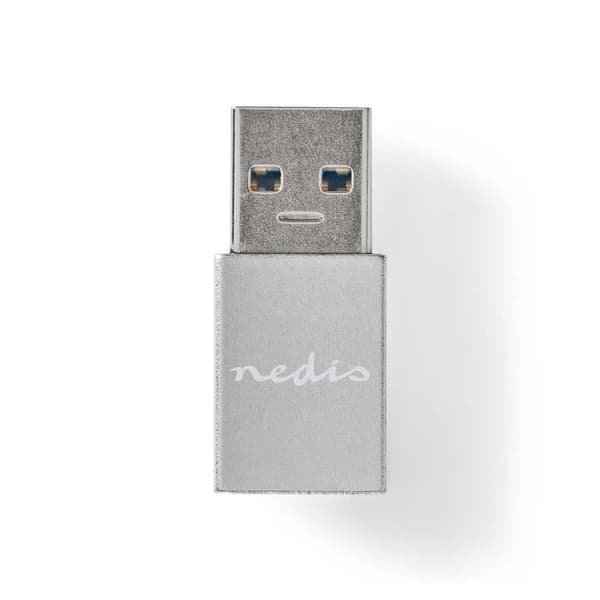 USB-adapter - Nedis - USB 3.2 Gen 1 - USB-A til USB-C - Overførsler op til 5 Gbit/s - Hvid farve