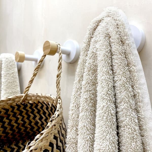 Crochet vägg för handduk IANA Matt vit MSV