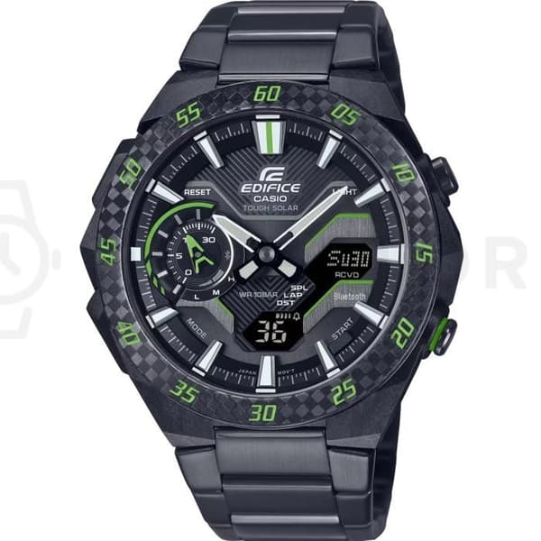 Casio ECB-2200RC-1A3DF Herrklocka Edifice 47,6 mm 10 ATM