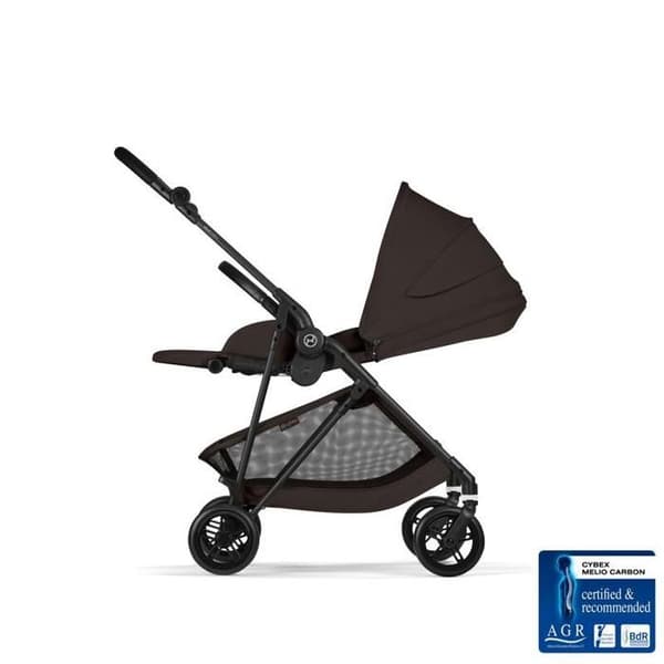 CYBEX - Melio 6 Barnevogn Carbon Chokoladebrun