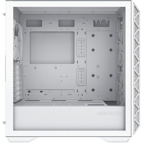 Datorlåda - MONTECH - AIR 903 BASE - Vit - ATX, mATX, mITX - Härdat glas paneler