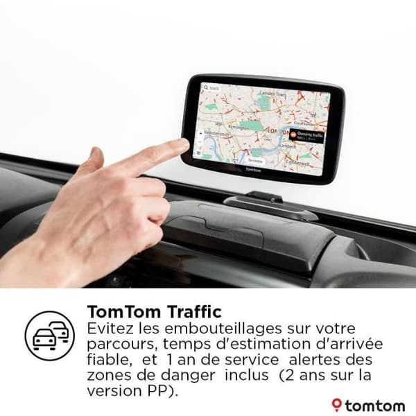 TomTom - GO Camper Max 2. generation Premium Pack - GPS til campingvogne, campingvogne og biler - 7 tommer - Verdenskort