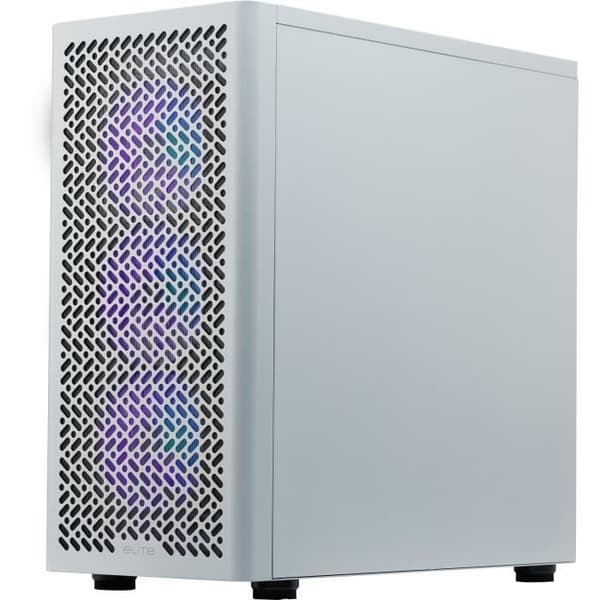 COOLER MASTER - Elite 502 Vit - PC-kapsling - Mediumt ATX-chassi