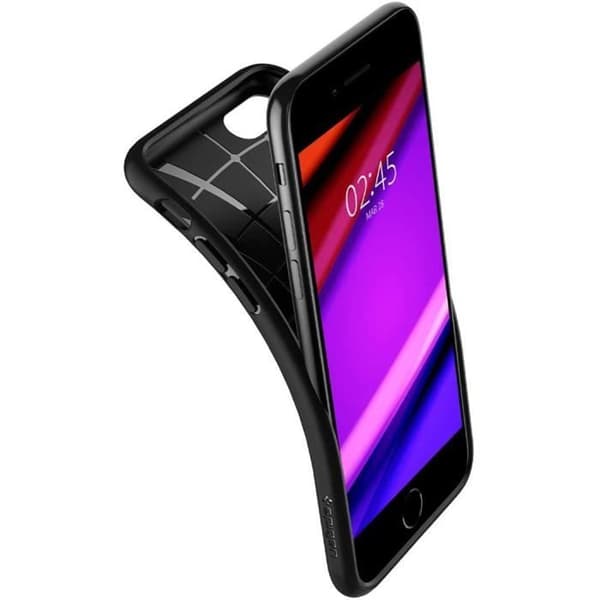 Coque - Spigen - Core Armor - iPhone SE (2020) - iPhone 8 - iPhone 7 - Svart
