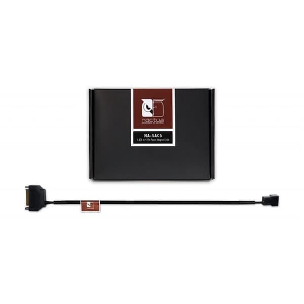 Forbindelsesadapter - NOCTUA - NA-SAC5 - SATA til 3/4-Pin - Sort - Ventilatorer