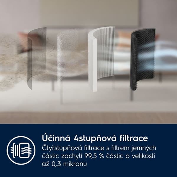 Luftrenser Pure 500 ELECTROLUX EPO50351BG Valnød Beige