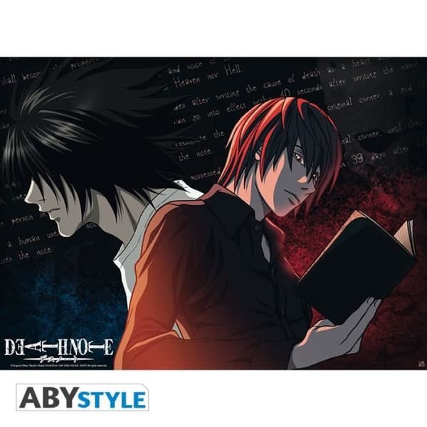 DEATH NOTE Poster L VS Light (52 x 38 cm)