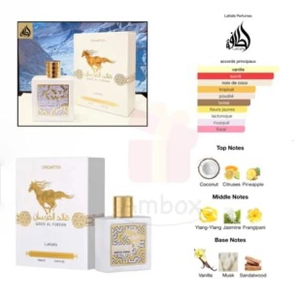 Lattafa Qaed Al Fursan Eau de Parfum Mixte 90ml