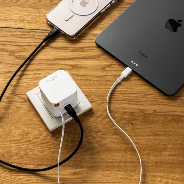 Lader - strømadapter Fixed Lader fast 1x USB-C 3,25 A (FIXCG65R-2C-WH)