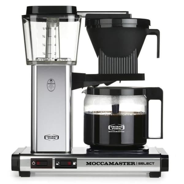 Filterkaffemaskine - Moccamaster - KBG 741 Select - Poleret sølv - Aluminium - 5 års garanti