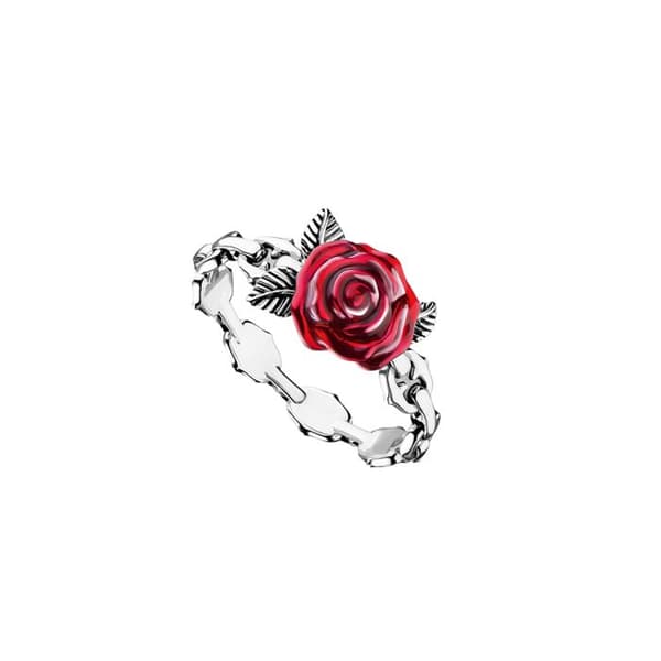 Silverring Rosor Romantik – Viktoriansk Rosdesign i Sterling Silver