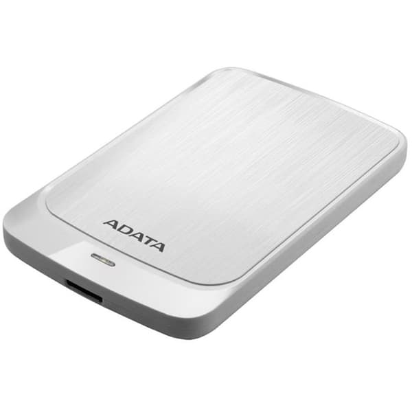 ADATA HV320 extern hårddisk - 1000 GB - USB 3.1 - Vit