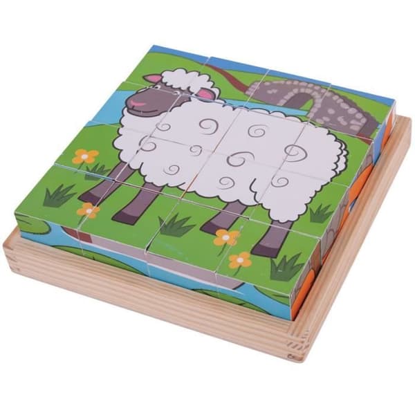 Farm kube puslespil