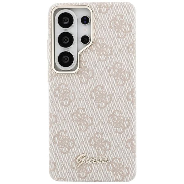 Coque Guess 4G Script MagSafe för Samsung Galaxy S26 Ultra - Rosa