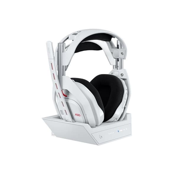 Gamingheadset - Trådlös - Logitech G - Astro A50 Lightspeed Pro-G Graphene - Xbox, PS5, Switch, PC/Mac - Vit