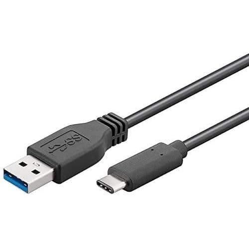 Premium ledning USB 3.1 Han C/Han til USB 3.0 A/Han Kabel Sort 0 m - ku31ca05bk